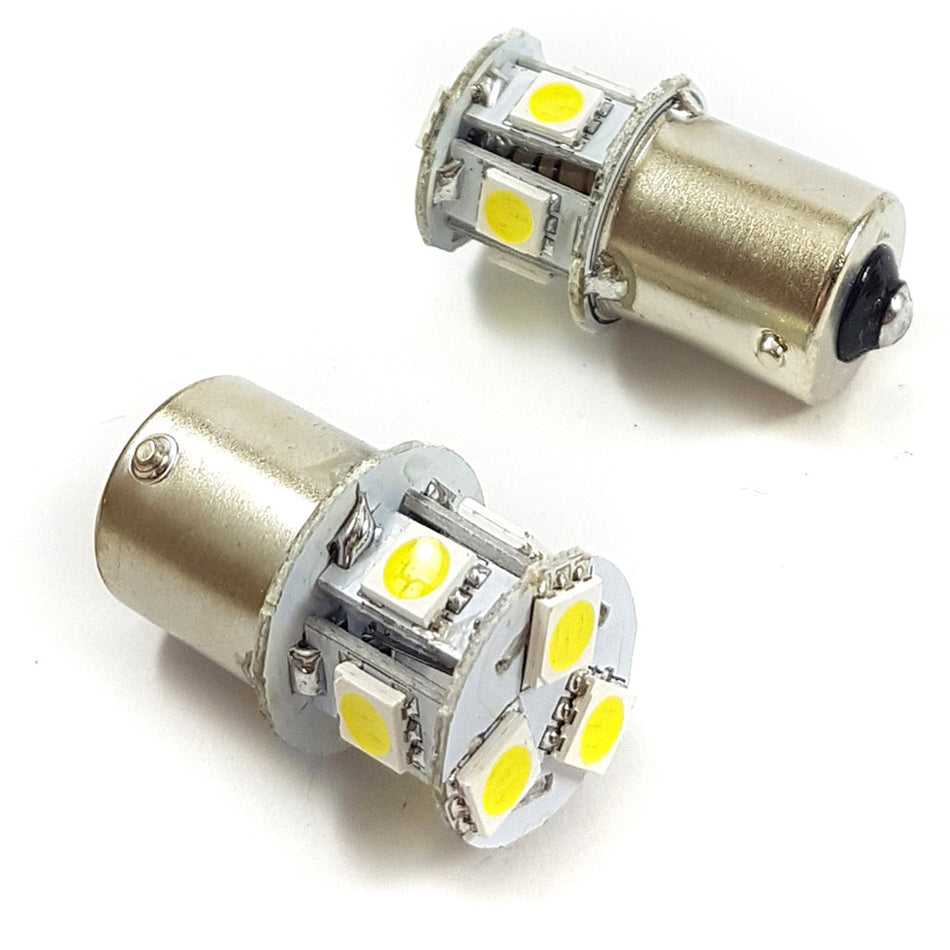 Lampara S25 8 Led Blanca 1 Polo 24v x2 Un