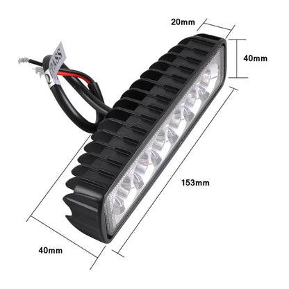 Faro Caminero Rectangular 6 Led 18W