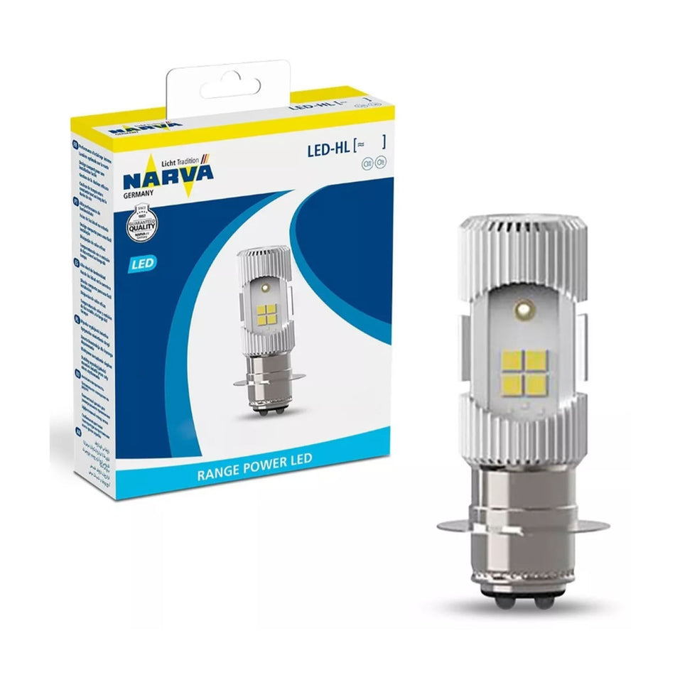 Lampara Led Moto M5 12v 6w P15d-25-1 Narva 6500k Alta/baja