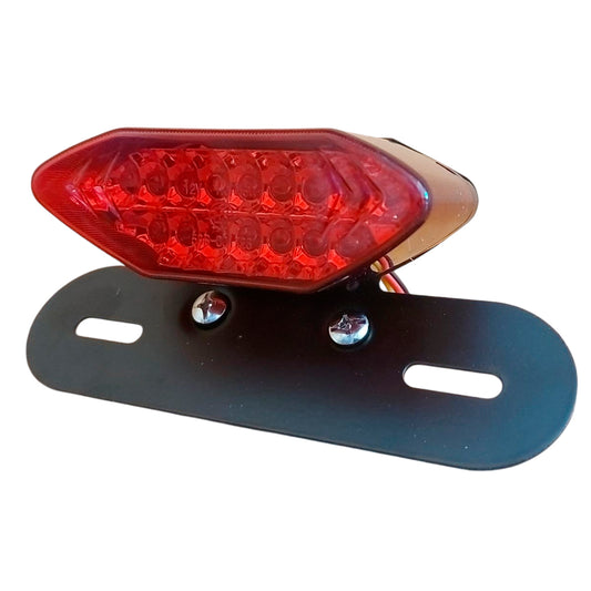 Faro Trasero Led Moto Universal Con Base