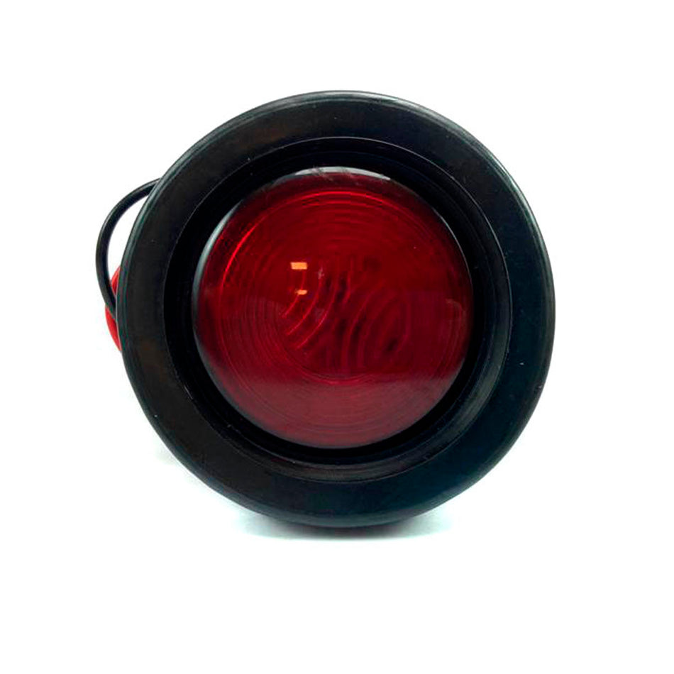 Faro Lateral Camion Led Redondo Rojo 50 Mm