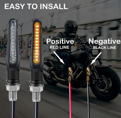 Señaleros Moto 12 Led Dinámicos