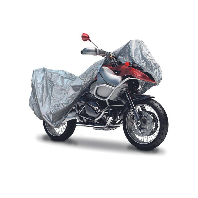 Cubre Moto Tela Avion Gris Impermeable-Cubre Motos-Multishop Uruguay