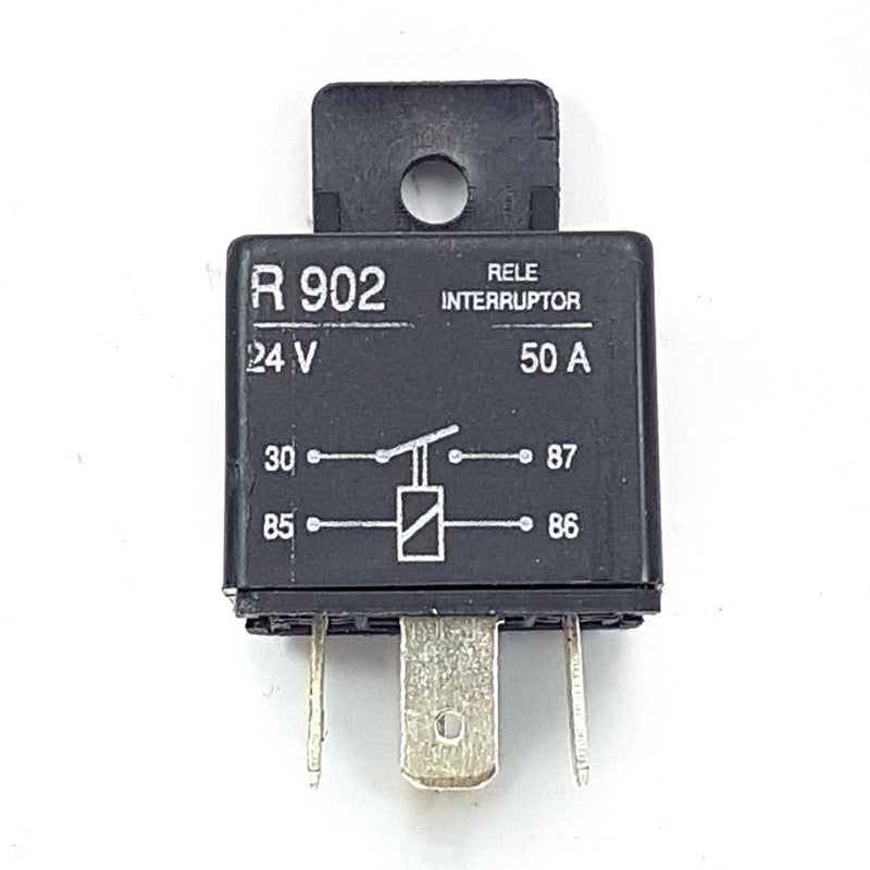 Mini Relay 12V 80 Amp 4 Terminales-Señaleros Motos-Multishop Uruguay