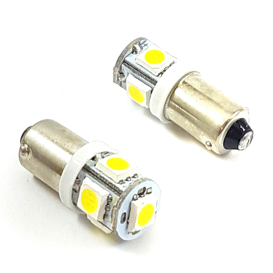 Lampara Ba9S 5 Led 5050 Blanca x2 Un