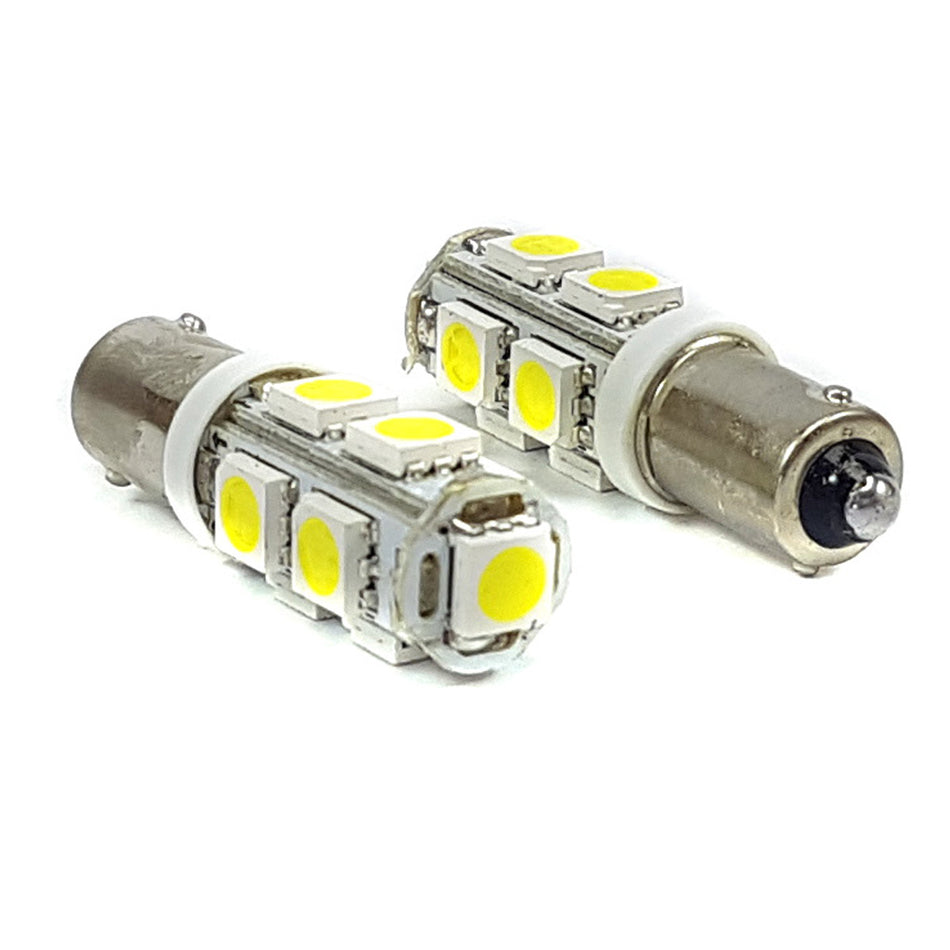 Lampara Ba9S 9 Led 5050 Blanca x2 Un