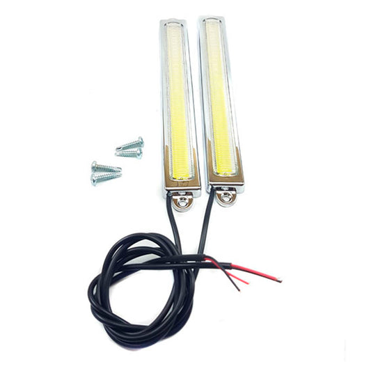 Faro Diurno 1 Led Blanco Diurno Recto 12V Kit 2 Unid